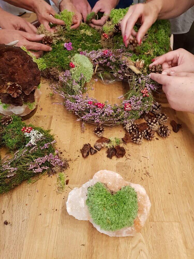 Herzstück basteln! Und es wurde gebastelt!